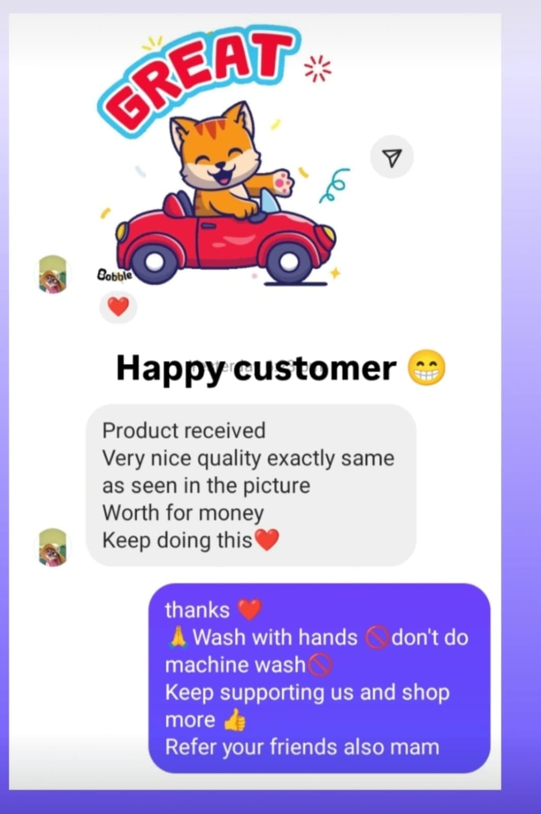 Customer Feedback 4
