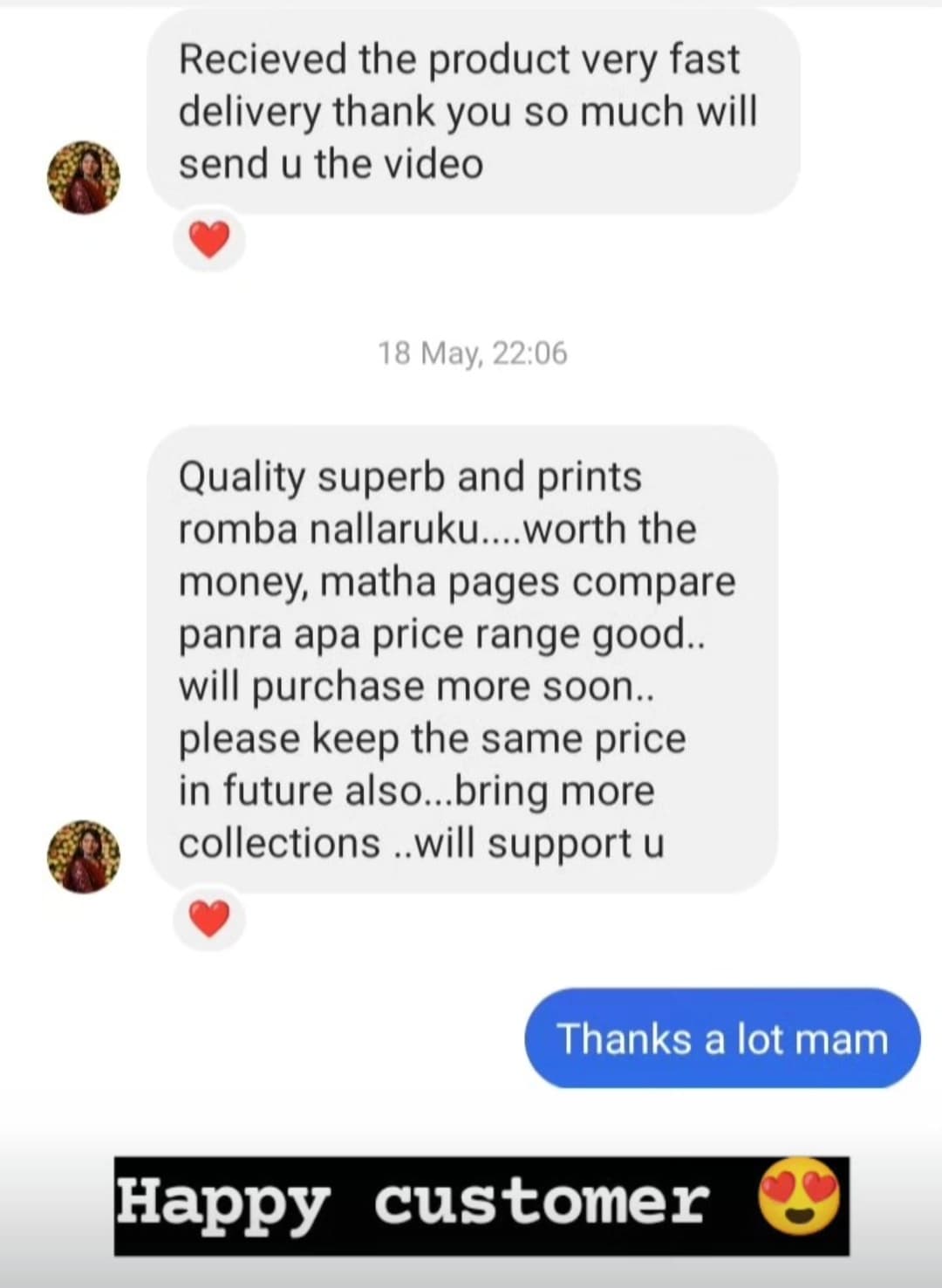 Customer Feedback 9