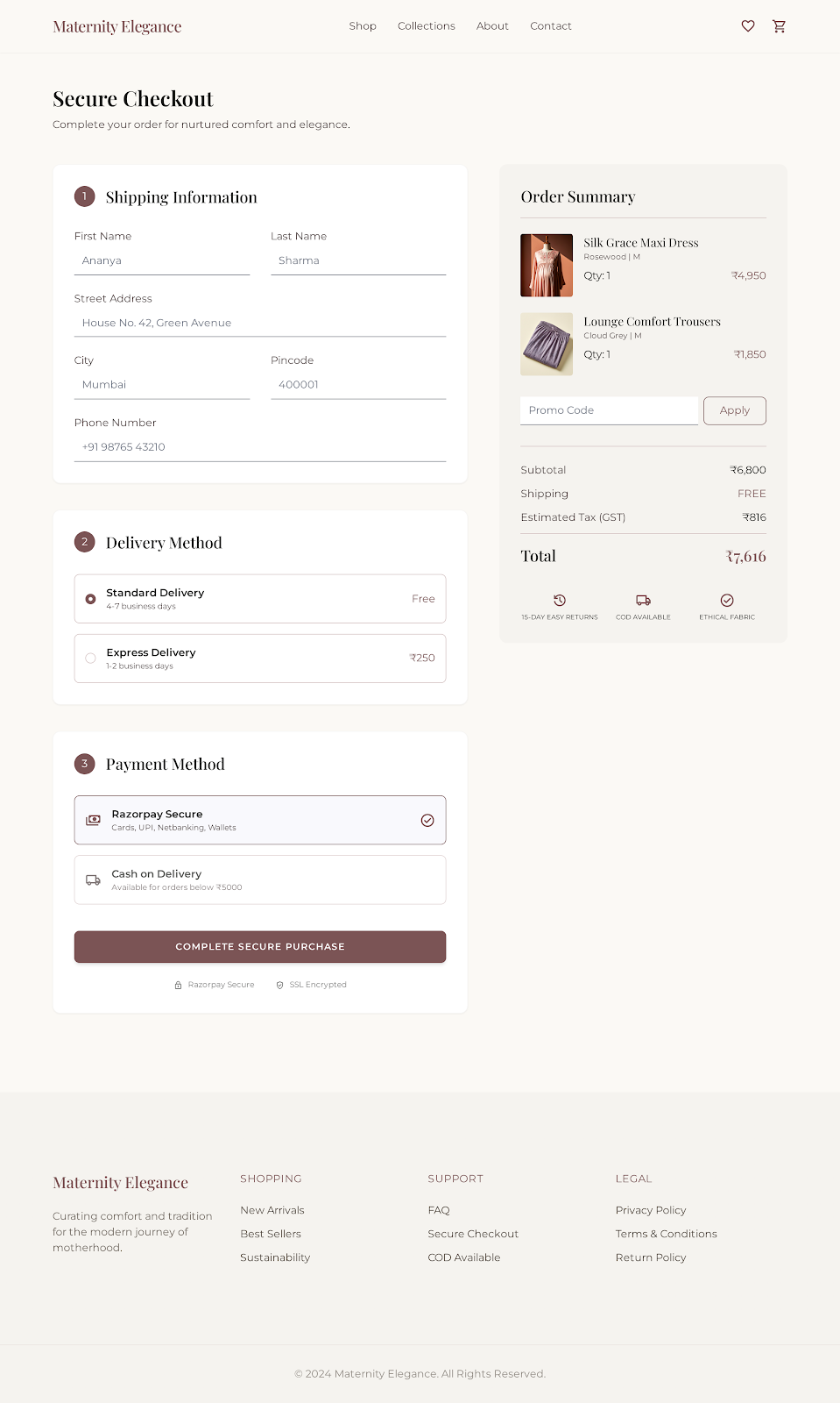 Checkout